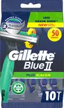 Gillette varsiterä 10kpl Blue II - Varsiterät, ihokarvanpoistovahat/-laput - 7702018466689 - 2