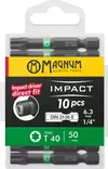 Kärki Impact 10kpl T40 50mm - Ruuvauskärjet - 6418868198809 - 1