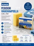 KUNGS PESUSIENI VAHASH. 5 KPL/PKT - Muut auton pesutarvikkeet - 6423800552359 - 1
