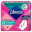 Libresse side Ultra Long Wing 12 kpl - Pikkuhousunsuojat ja siteet - 7310790088229 - 1