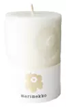 Marimekko pöytäkynttilä 6,5x10cm Unikko luonnonvalkoinen - Pöytäkynttilät - 6411635009759 - 2