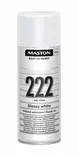 Maston Spraymaali 100- Kiiltävä valkoinen 222 400ml - Spraymaalit - 6412491002229 - 3