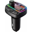 Mobia Bluetooth FM-lähetin LED, USB QC3.0 18W + USB-C PD 18W - Puhelintarvikkeet ja laturit - 6430076522399 - 3