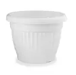 Muoviruukku valkoinen 25cm - Muoviruukut - 3838851365309 - 1