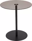 Musta sivupöytä, halkaisija 40cm - Pienkalusteet - 8721037988469 - 1