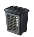 Orthex pyykkikori tummanharmaa 45L - Vaatehuolto ja -säilytys - 6411760370649 - 1