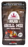 Poppamies Grill Mix Rub 200g - Majoneesit,maustekastikkeet ja tahnat - 6430034019879 - 2