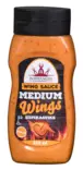 Poppamies medium wings siipikastike 350ml - Majoneesit,maustekastikkeet ja tahnat - 6430034018179 - 1
