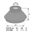 Raidetanonpään suojakumi ø11.5/28mm - Muut autotarvikkeet - 6438206158869 - 2