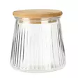 Säilytyspurkki puukansi 680 ml - Lasipullot ja -purkit - 8720573906739 - 1