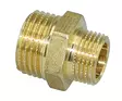 Supistuskaksoisnippa 1/2"-3/8" messinki - Letkuliittimet - 6438140054999 - 1