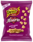 Taffel Hearts nacho cheese flavor 200g - Sipsit, snacksit ja pähkinät - 6410380049669 - 1