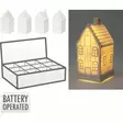 Talo led-valoilla 10cm - Sisustusesineet - 8721037054959 - 1