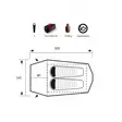 Trimm Spark Sand tunneliteltta 2-hengelle - Teltat - 8595225509329 - 3