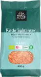 URTEKRAM PUNAINEN LINSSI 400G - Pastat, riisit ja jauhot - 5765228104439 - 1
