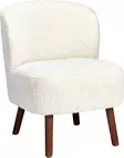 Valkoinen bouclé-tuoli - Pienkalusteet - 8721037797399 - 1