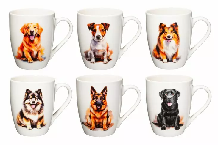 4LIving Koiramuki 34CL Kultainennoutaja - Mukit ja kahvikupit - 6410416531229 - 1