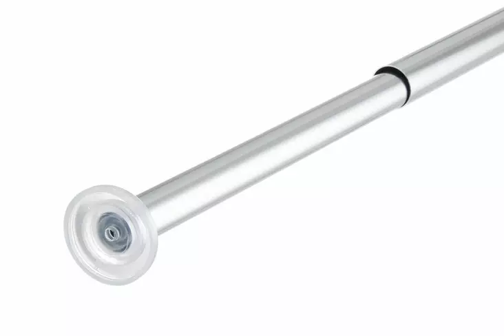 4Living suihkuverhotanko 125-220cm kromi - Kylpyhuoneen säilytys & saippuapullot - 6410416506869 - 1