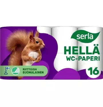Serla Hellä wc paperi 16rll - WC-paperit - 6414301079759 - 1