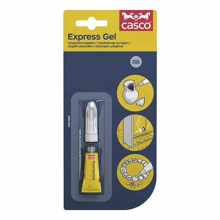 Pikaliima Casco Express Gel 3 g - Pikaliimat - 7311980110669 - 1