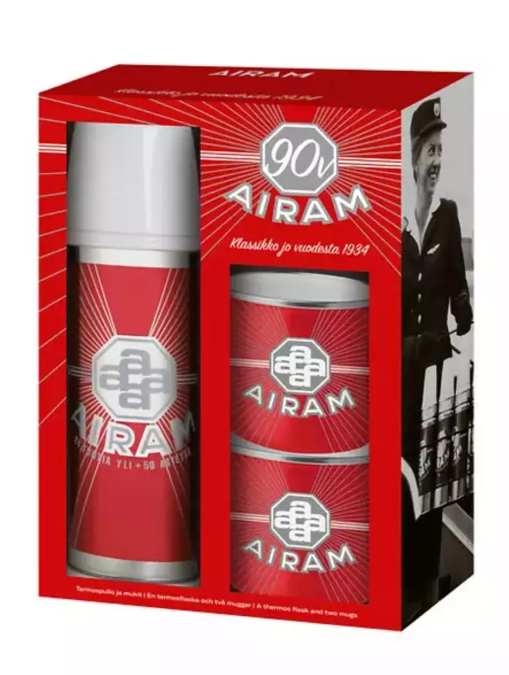 Airam 0,45L termos juhlasetti - Termospullot - 6435200308429 - 1