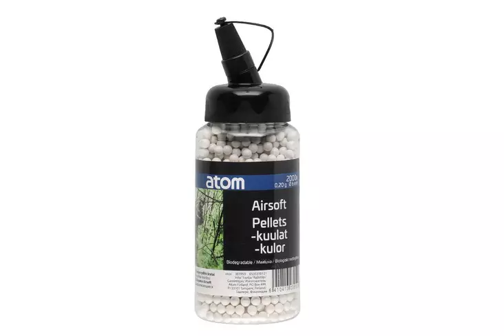 Airsoft-kuulat 0,20g 2000kpl - Muut urheilutarvikkeet - 6410413039599 - 1