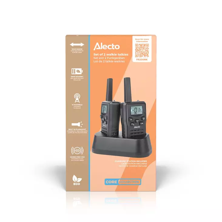 Alecto radiopuhelin 2kpl - Radiot ja radiopuhelimet - 8711902102489 - 1