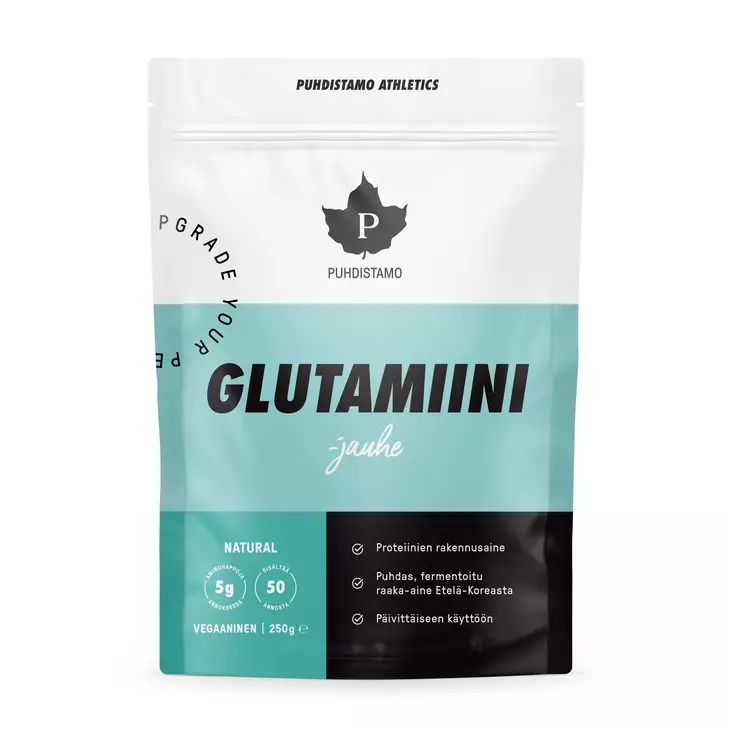 Puhdistamo Athletics Glutamiini 250g - Urheiluravinteet ja -valmisteet - 6430039223509 - 1