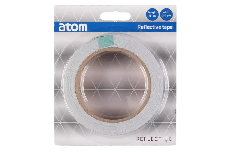 Atom heijastava teippi10mx2,5cm - Teipit - 6410412951649 - 1