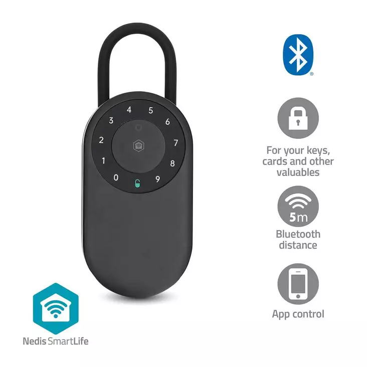 Avainsäilö smartlife bluetooth - Lukot,lukitus ja nivelsalvat - 5412810475209 - 1