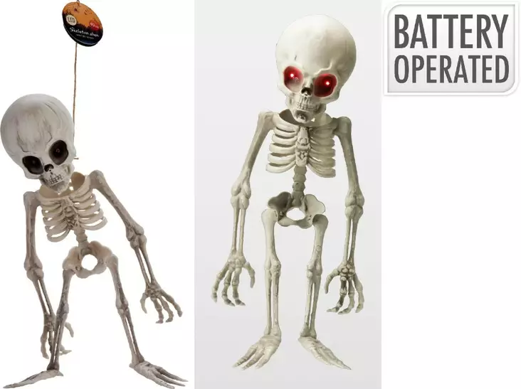 Avaruusolennon luuranko koriste - Halloween asut ja koristeet - 8721037911429 - 1