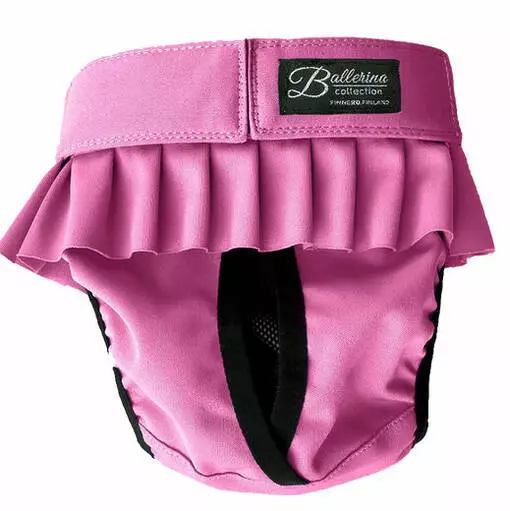 Balleriina narttusuoja pinkki S - Koiran tarvikkeet - 6438406003549 - 1