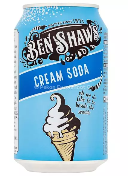 Ben Shaw's Cream Soda 330ml - Virvoitusjuomat ja mixerit - 5029578000729 - 1