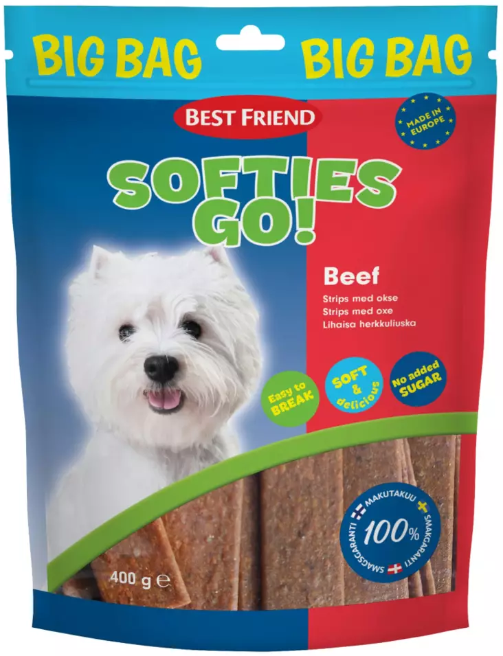 Best Friend GO! pihviliuskat 40kpl - Koiran herkut - 5700551122729 - 1