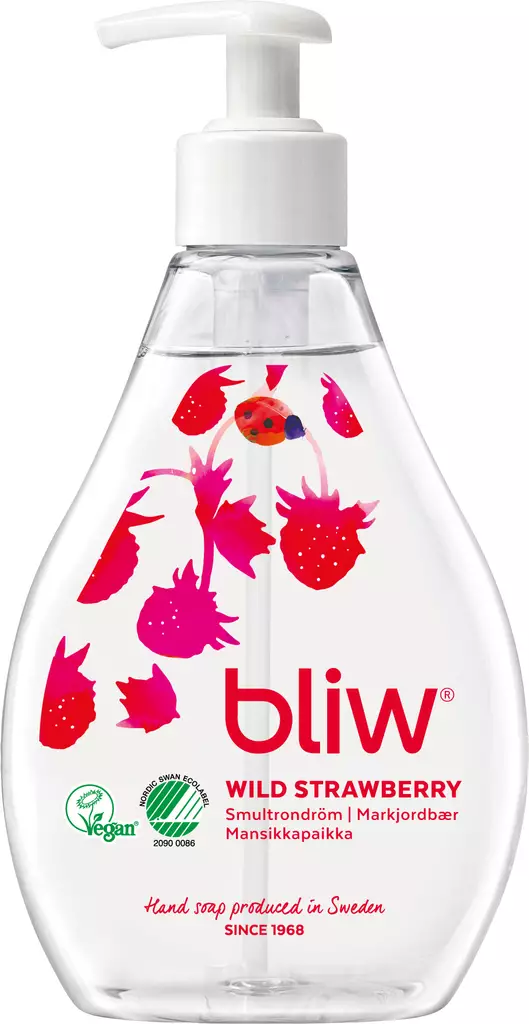 Bliw Mansikkapaikka nestesaippua 300ml - Nestesaippuat - 7310618429029 - 1