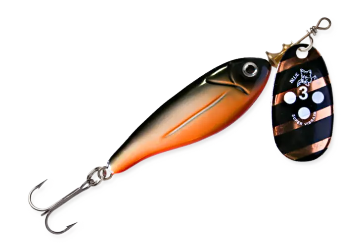 Blue Fox Minnow Super Vibrax 2 9g Copper Black - Lipat ja lusikat - 027752134739 - 1