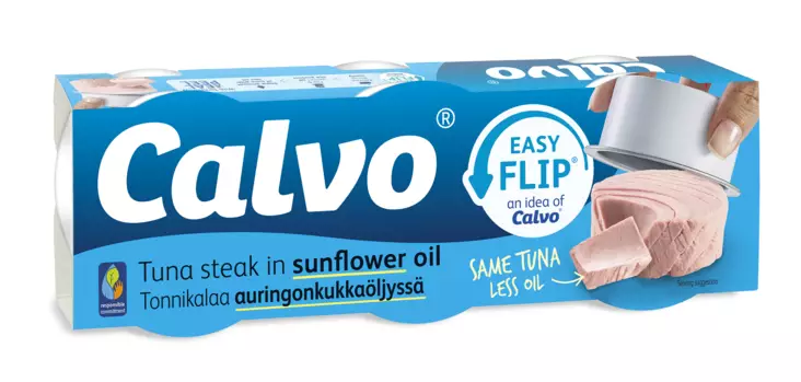 Calvo tonnikala auringonkukkaöljyssä - Kalasäilykkeet - 8410090051349 - 1