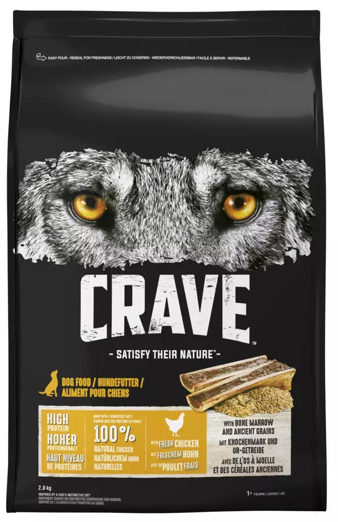 Crave Kanaa & Luuydintä 2,8kg - Koiran kuivaruoat - 4008429152269 - 1
