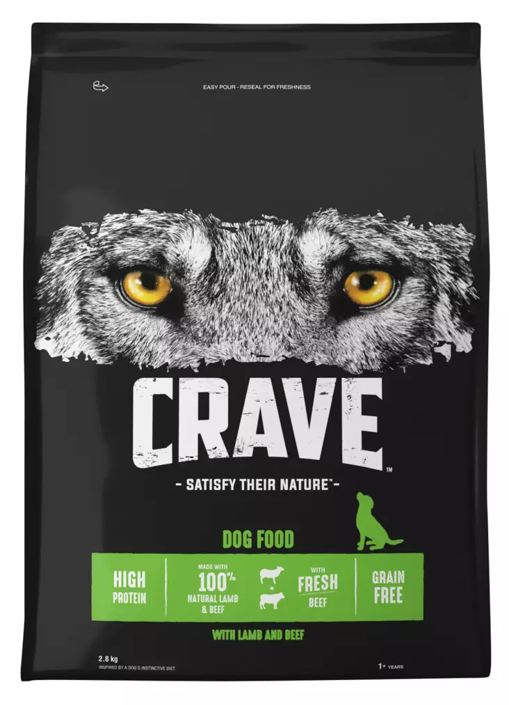Crave Lammasta&Härkää 2,8kg - Koiran kuivaruoat - 4008429114939 - 1
