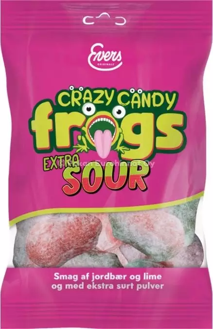 Crazy candy frogs sour 70g - Karkit - 5701049255929 - 1