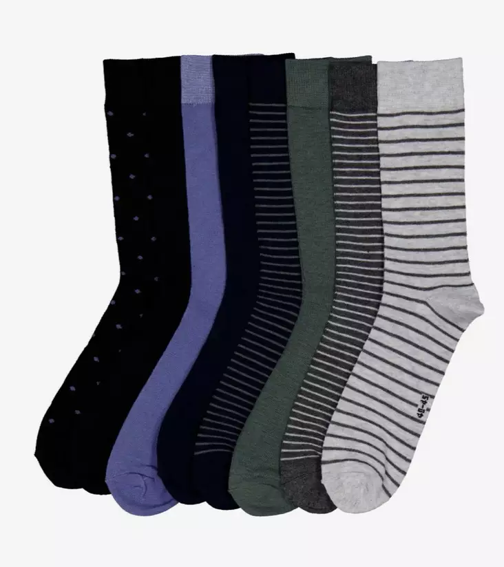 Crossbow sukkapaketti 8-pack black 40-45 - Miesten sukat - 7318161531619 - 1