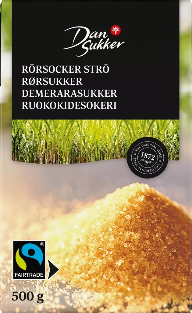 Dansukker Ruokokidesokeri 500g - Elintarvikkeet - 7310340111049 - 1