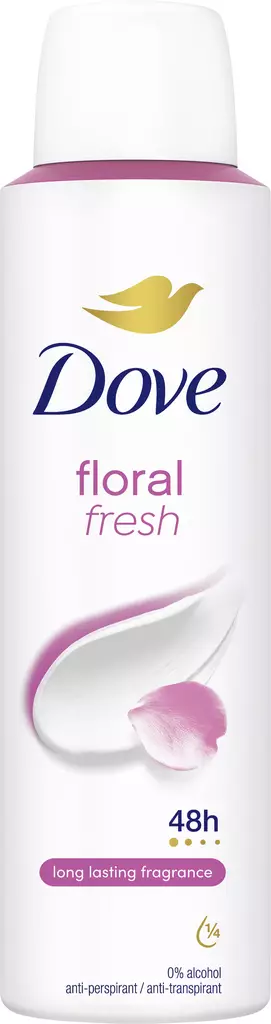 Dove 48h Floral Spray 150ml - Naisten deodorantit - 8720181566769 - 1