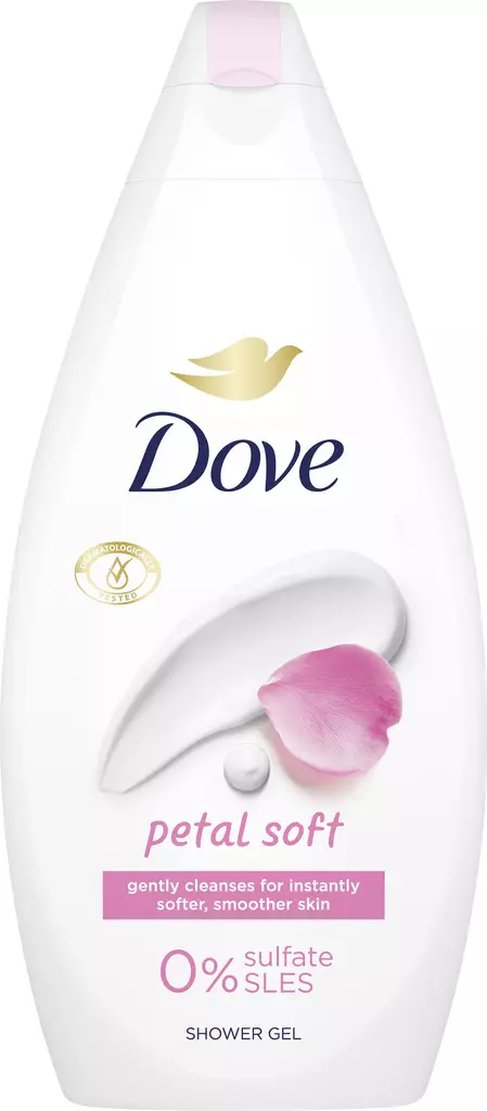 Dove Essential Petal Soft Suihkusaippua 450ml - Suihkugeelit- ja saippuat - 8720181471599 - 1