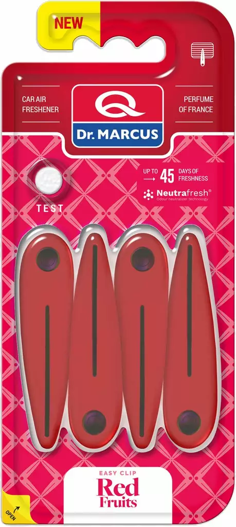 Dr Marcus hajuste easy clip red fruits - Auton raikastimet - 5900950767549 - 1