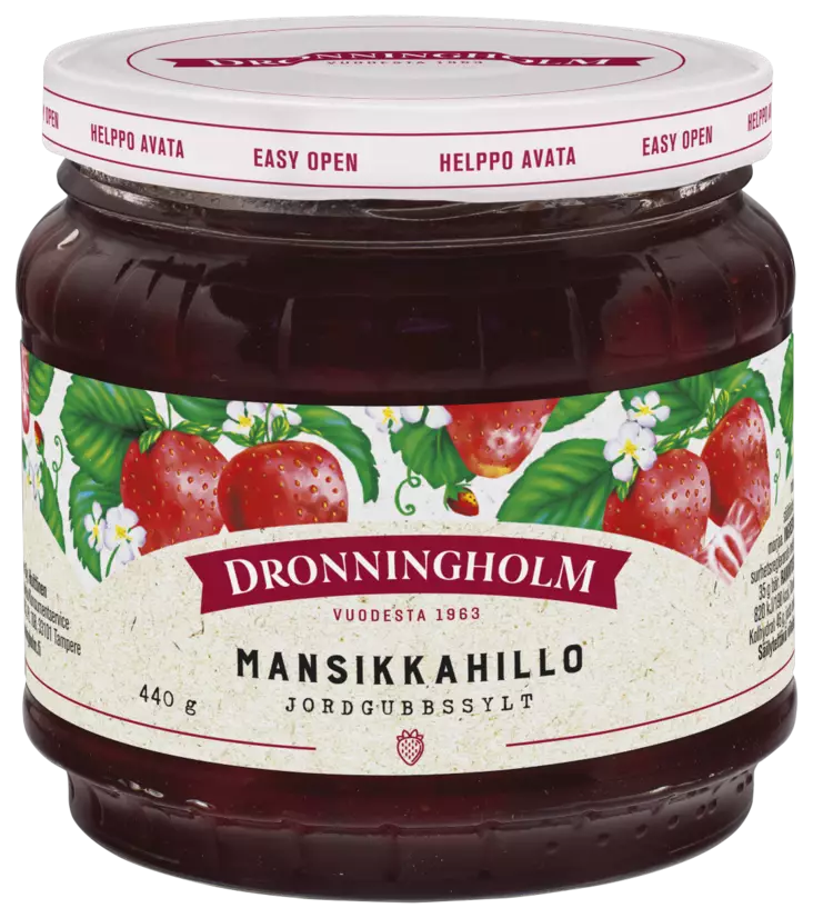Dronningholm Mansikkahillo 440g - Säilykkeet, hillot ja marmeladit - 6412000016969 - 1