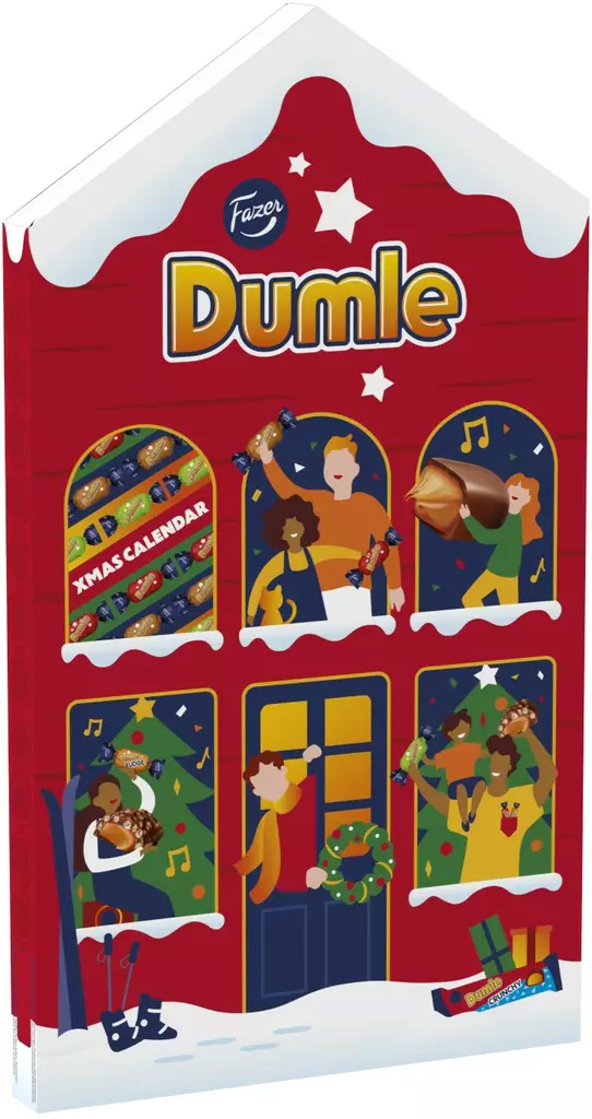 Dumle joulukalenteri 225G - Karkit - 6416453024809 - 1