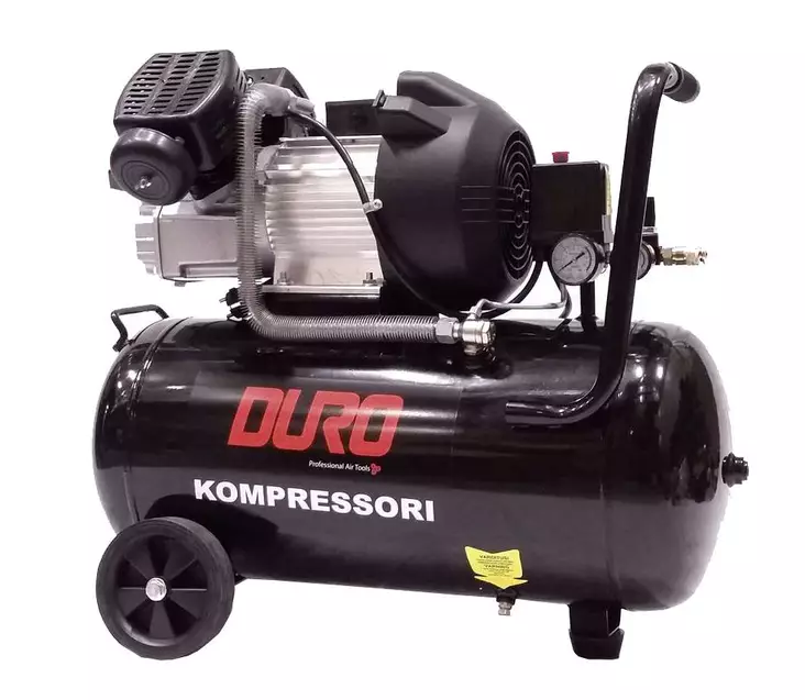 Duro kompressori 50l säiliö 3,0hp - Kompressorit ja tarvikkeet - 6438168070049 - 1