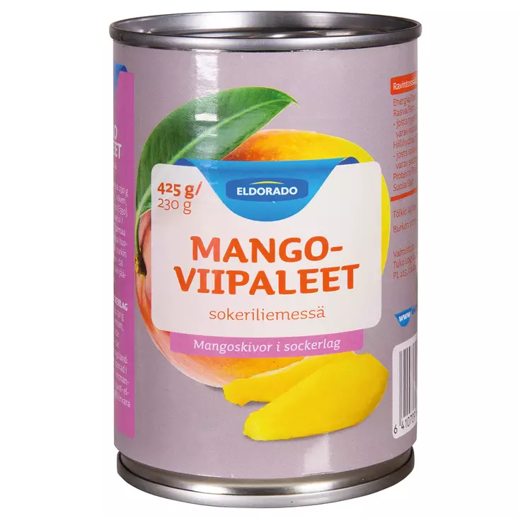 Eldorado Mangoviipaleet 425/250g - Hedelmä- ja marjasäilykkeet - 6430060508989 - 1