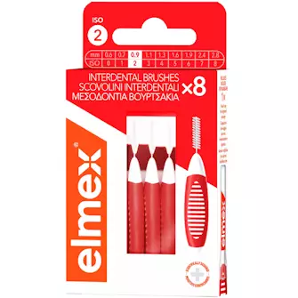 Elmex hammasväliharja koko 2 8kpl - Suunhoitotarvikkeet & suuvedet - 8718951747319 - 1